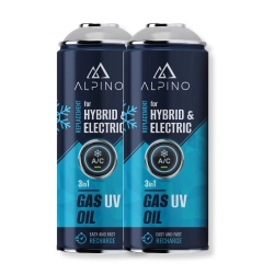 Komplet Alpino gaz do klimatyzacji for HYBRID/EV (Alpino gaz+olej+UV) (2 szt) Komplet Alpino gaz do klimatyzacji for HYBRID/EV (Alpino gaz+olej+UV) (2 szt)