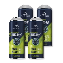 Komplet Alpino gaz do klimatyzacji 3w1 R1234yf (Alpino gaz+olej+uszczelniacz) (4 szt) Komplet Alpino gaz do klimatyzacji 3w1 R1234yf (Alpino gaz+olej+uszczelniacz) (4 szt)